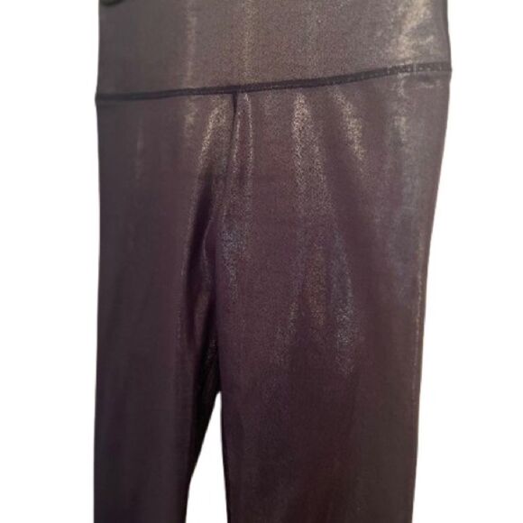 Aerie Off-line Purple Leggings with Wide Waistband - Picture 2 of 8